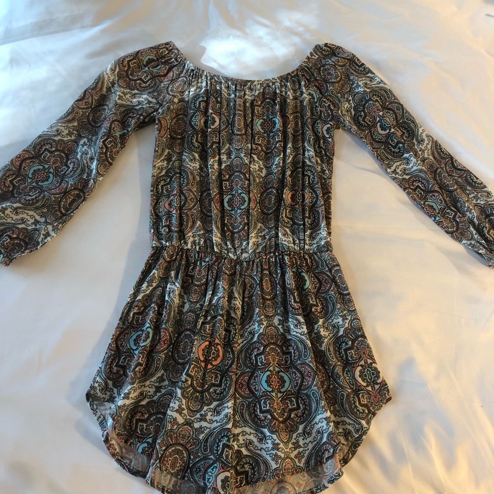 LA Hearts Patterned Romper